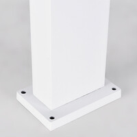 Stående utomhuslampa Simone - 50 cm vit