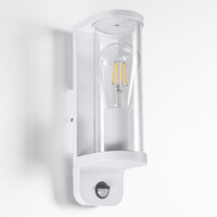 Utomhusvägglampa Jani med sensor - vit