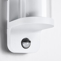 Utomhusvägglampa Jani med sensor - vit