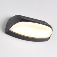 Modern utomhusvägglampa Jessy - antracit med integrerad LED