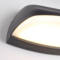 Modern utomhusvägglampa Jessy - antracit med integrerad LED