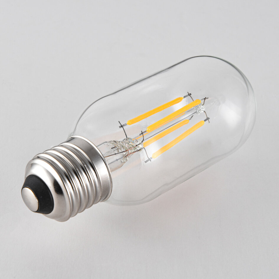 E27-rörlampa LED dimbar, klart glas 11 cm (2700K)