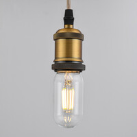 E27-rörlampa LED dimbar, klart glas 11 cm (2700K)