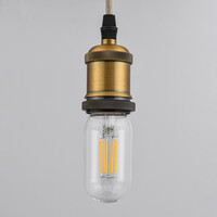 E27-rörlampa LED dimbar, klart glas 11 cm (2700K)