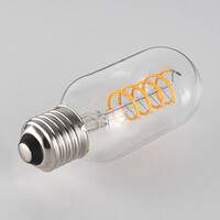 E27-rörlampa LED dimbar, klar spiral 11 cm (2700K)