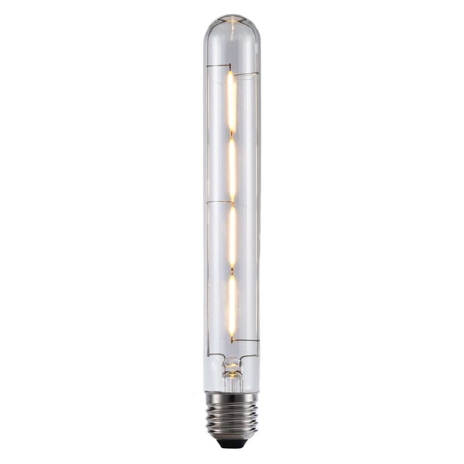 E27-rörlampa LED dimbar, klart glas 22,5 cm (2700K)