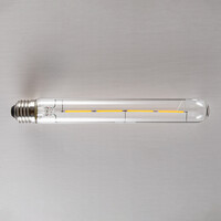 E27-rörlampa LED dimbar, klart glas 22,5 cm (2700K)