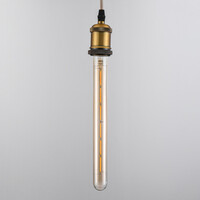 E27-rörlampa LED dimbar, amber 6 watt 30 cm (2200K)