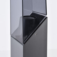 Robust stående utomhuslampa Jet - 40 cm antracit