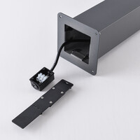 Robust stående utomhuslampa Jet - 40 cm antracit