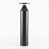 Svart stående utomhuslampa Ailo - 50 cm med integrerad LED
