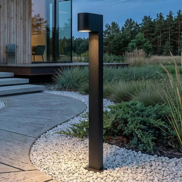 Stående utomhuslampa Simone - 70 cm svart