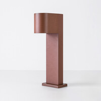 Stående utomhuslampa Simone - 30 cm rostbrun