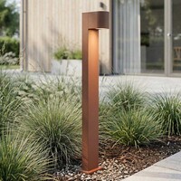 Stående utomhuslampa Simone - 70 cm rostbrun
