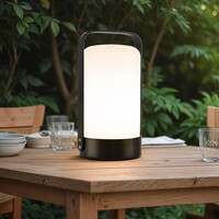 Vit uppladdningsbar bordslampa Sal dimbar - RGB