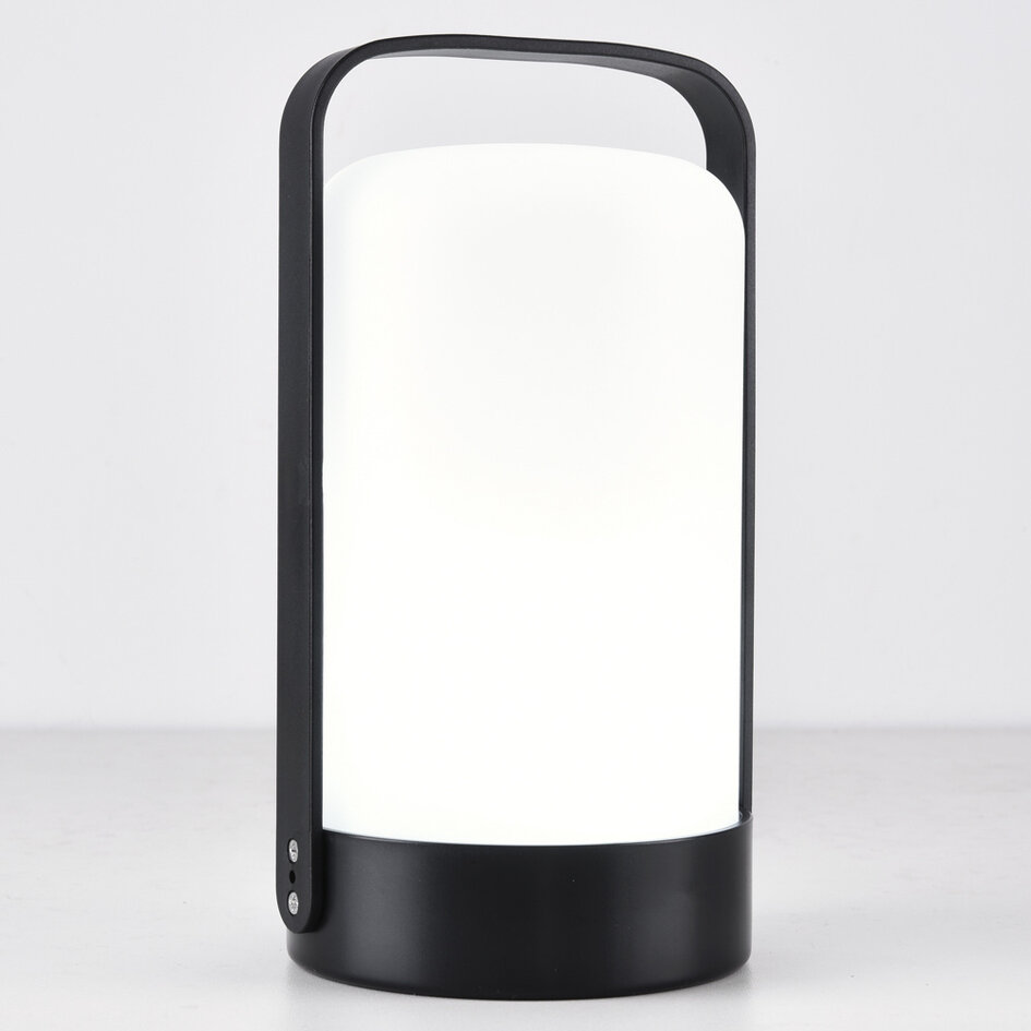 Vit uppladdningsbar bordslampa Sal dimbar - RGB