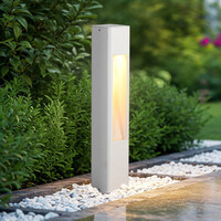 Stående utomhuslampa Velia - vit