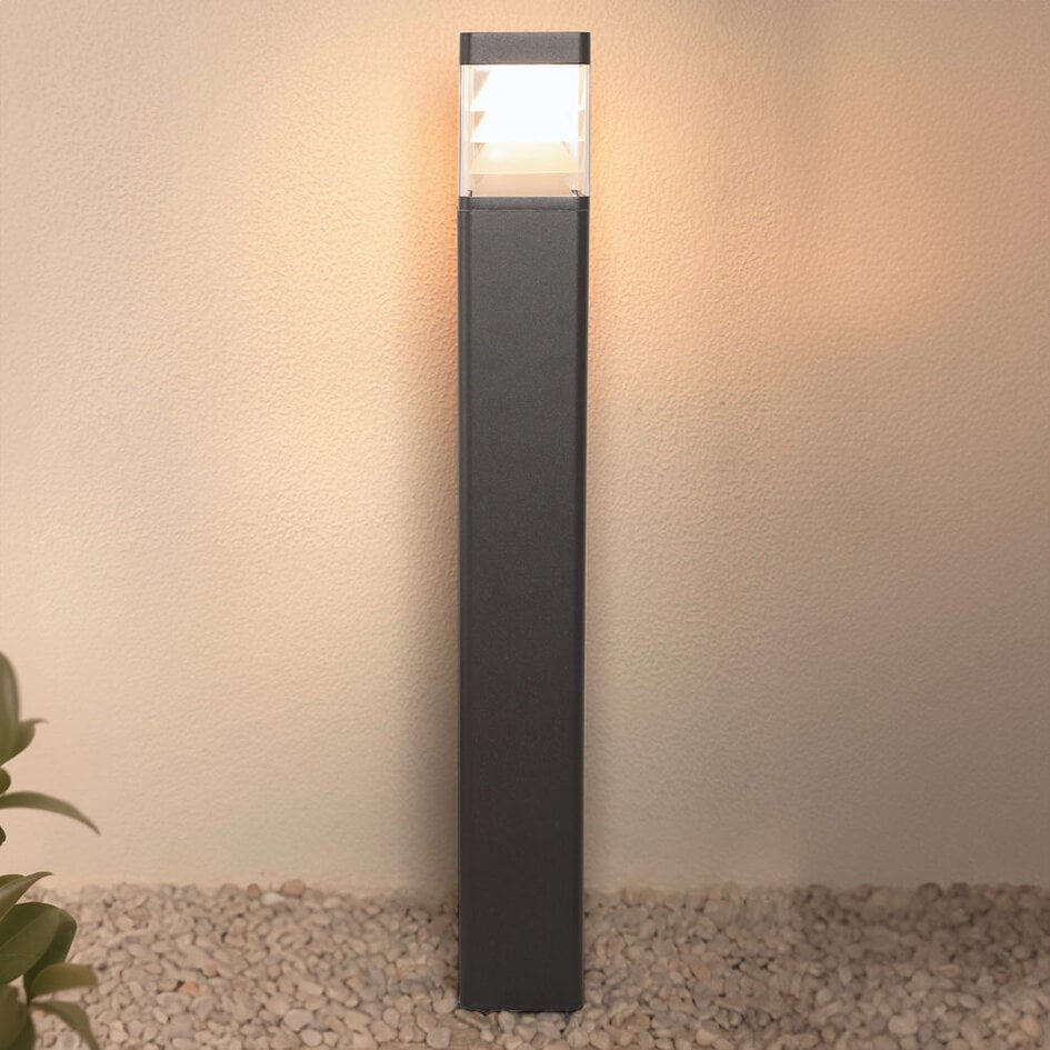Stående utomhuslampa Cira - antracit med integrerad LED