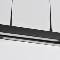 Design taklampa Leia svart med 3-stegs dim