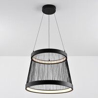Design taklampa Kae, 3-stegs dimbar - svart