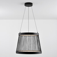 Design taklampa Kae, 3-stegs dimbar - svart