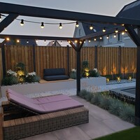 Ljusslinga-set med LED-lampor med matt kåpa