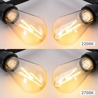 Filament-LED-lampa dimbar 2,5 watt, 60 mm (2200K)