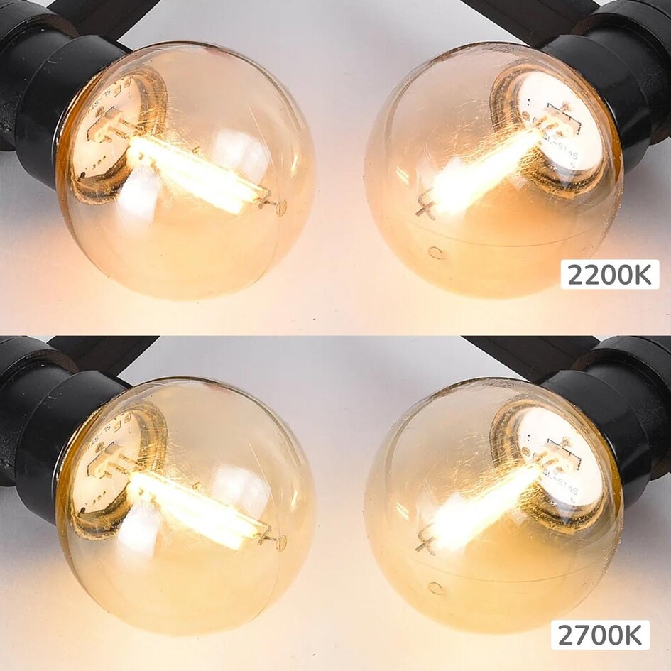 Sticklampa LED dimbar 1 watt, filament rökfärgad (utan E27)