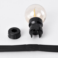 Sticklampa LED dimbar 1 watt, filament rökfärgad (utan E27)
