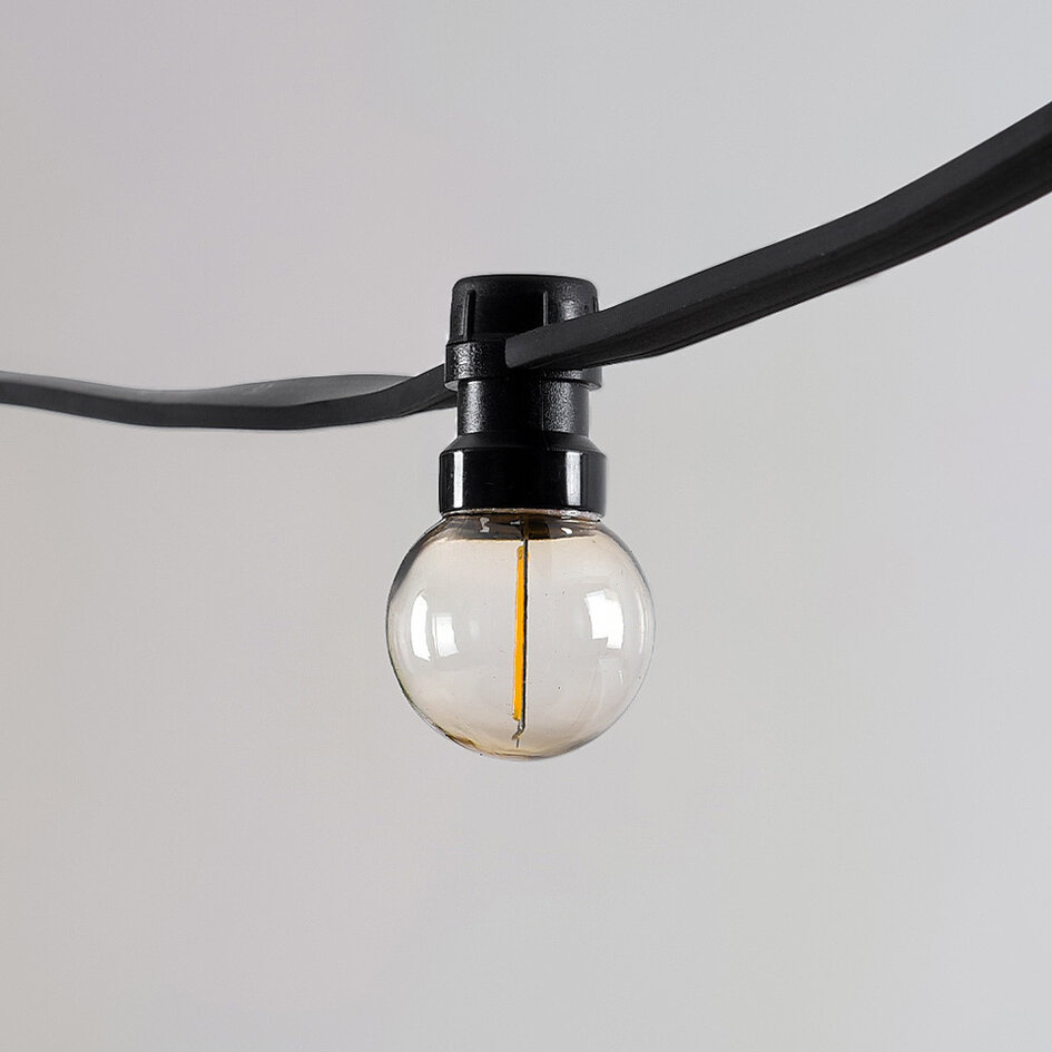 Sticklampa LED dimbar 1 watt, filament rökfärgad (utan E27)