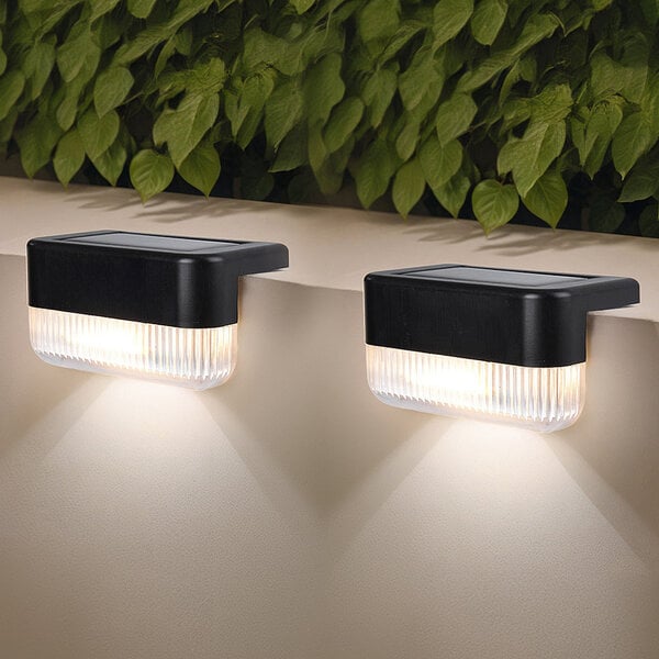 Solcellsdrivna LED-lampor, 2 stycken