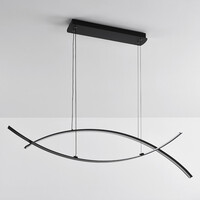 Pendellampa Arche - svart med 3-stegs dimbar LED