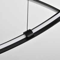 Pendellampa Arche - svart med 3-stegs dimbar LED