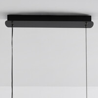 Pendellampa Arche - svart med 3-stegs dimbar LED