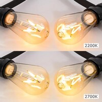 Filament-LED-lampa dimbar 3,5 watt, 60 mm (2200K)