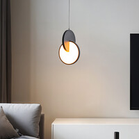 7W skenspot 1-fas Omri med dimbara LED-lampor - svart