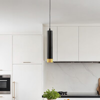 Skenspotlight Senne 1-fas, svart och guld (pris per styck)