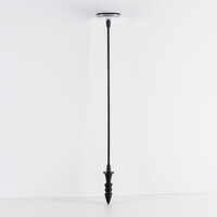 Modern stående solcellsdriven utomhuslampa Eden - set om 2