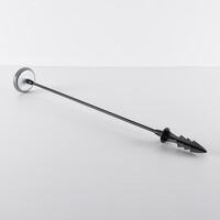 Modern stående solcellsdriven utomhuslampa Eden - set om 2