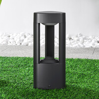 Stående utomhuslampa Jacob - 30 cm antracit med integrerad LED