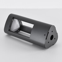 Stående utomhuslampa Jacob - 30 cm antracit med integrerad LED
