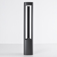 Stående utomhuslampa Jacob - 70 cm antracit med integrerad LED