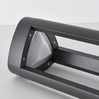 Stående utomhuslampa Jacob - 70 cm antracit med integrerad LED