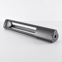 Stående utomhuslampa Jacob - 70 cm antracit med integrerad LED