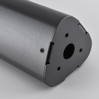 Stående utomhuslampa Jacob - 70 cm antracit med integrerad LED