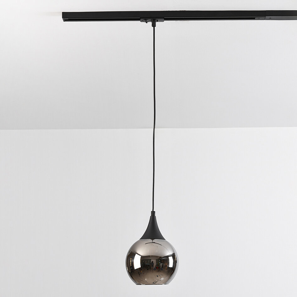 1-fas skenpendel med rökfärgat glas och spegeleffekt - Nya