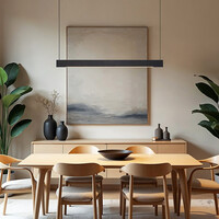 Pendellampa Abby - svart med integrerad LED och justerbart wattal