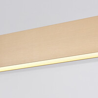 Pendellampa Abby - guld med integrerad LED och justerbart wattal