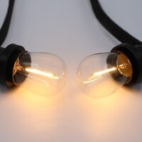 Filament-LED-lampa dimbar 1 watt, glas 15- eller 25-pack