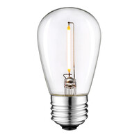 Filament-LED-lampa dimbar 1 watt, glas 15- eller 25-pack